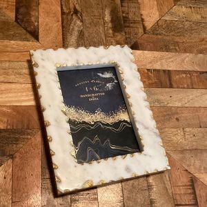 Marble picture frame